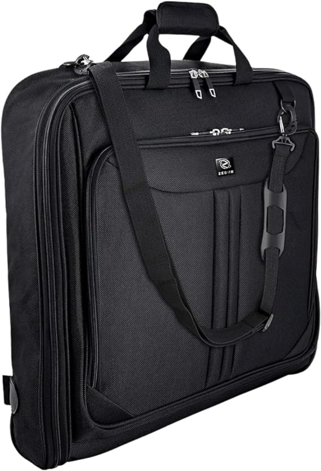 Premium Suit Carry On Garment Bag for Travel & Business Trips With Shoulder Strap